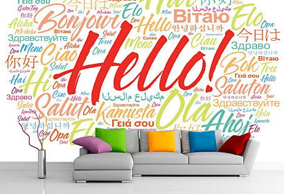 Fototapeta Hello